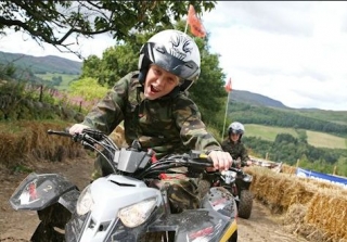 Circuito de quads para niños en Risoul